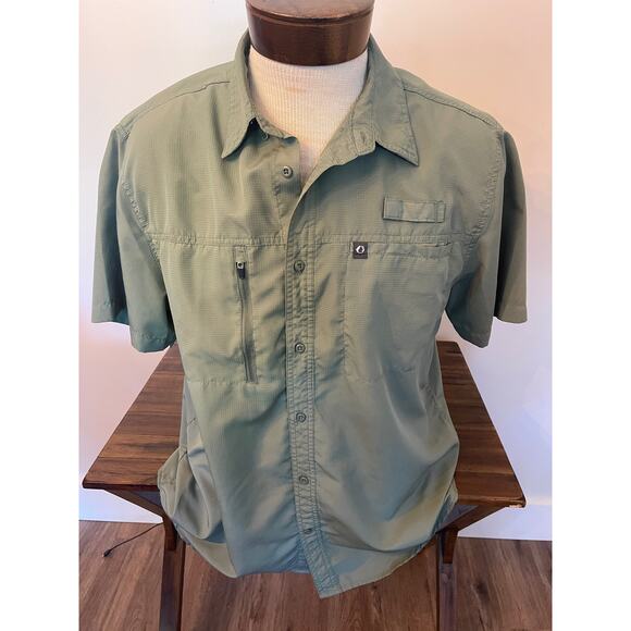 The American Outdoorsman Men's Green Button Down Shirt Size XL - Picture 1 of 3